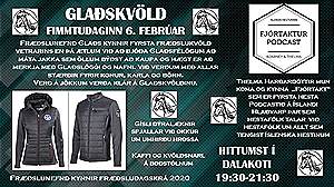 Glaðskvöld 6. febrúar 2020